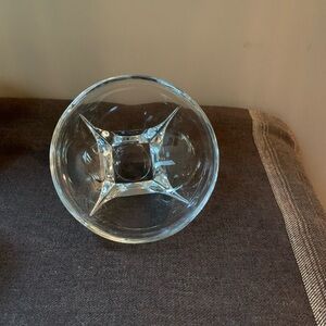 Elegant Clear Glass Bowl